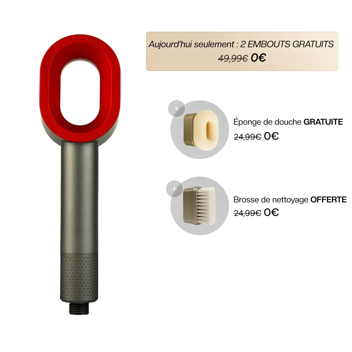 Swifless™ 3-en-1 Filtre Premium Pommeau de Douche