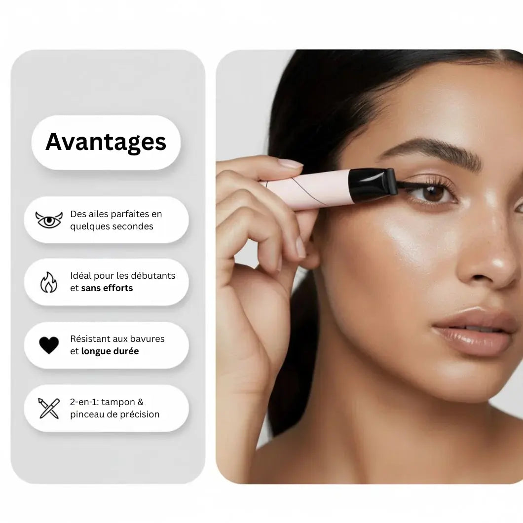 Eyeliner rotatif à double trait