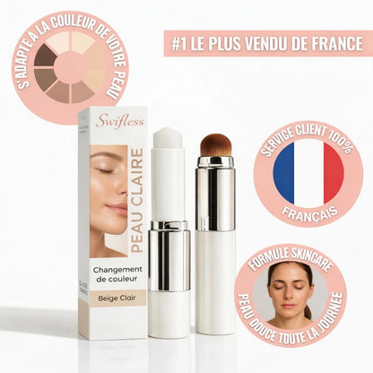 Fond de teint 2-en-1 avec pinceau intégré