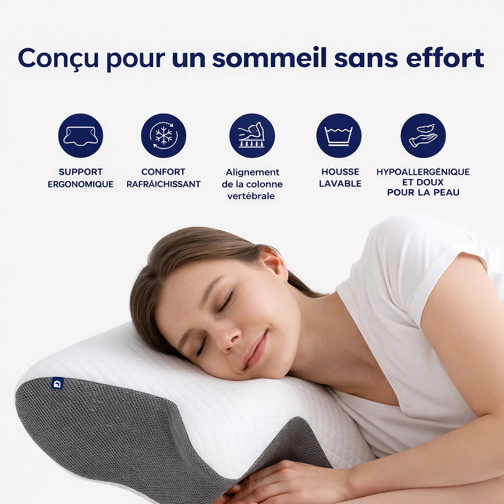 L’oreiller original Swifless – Fini les douleurs au réveil