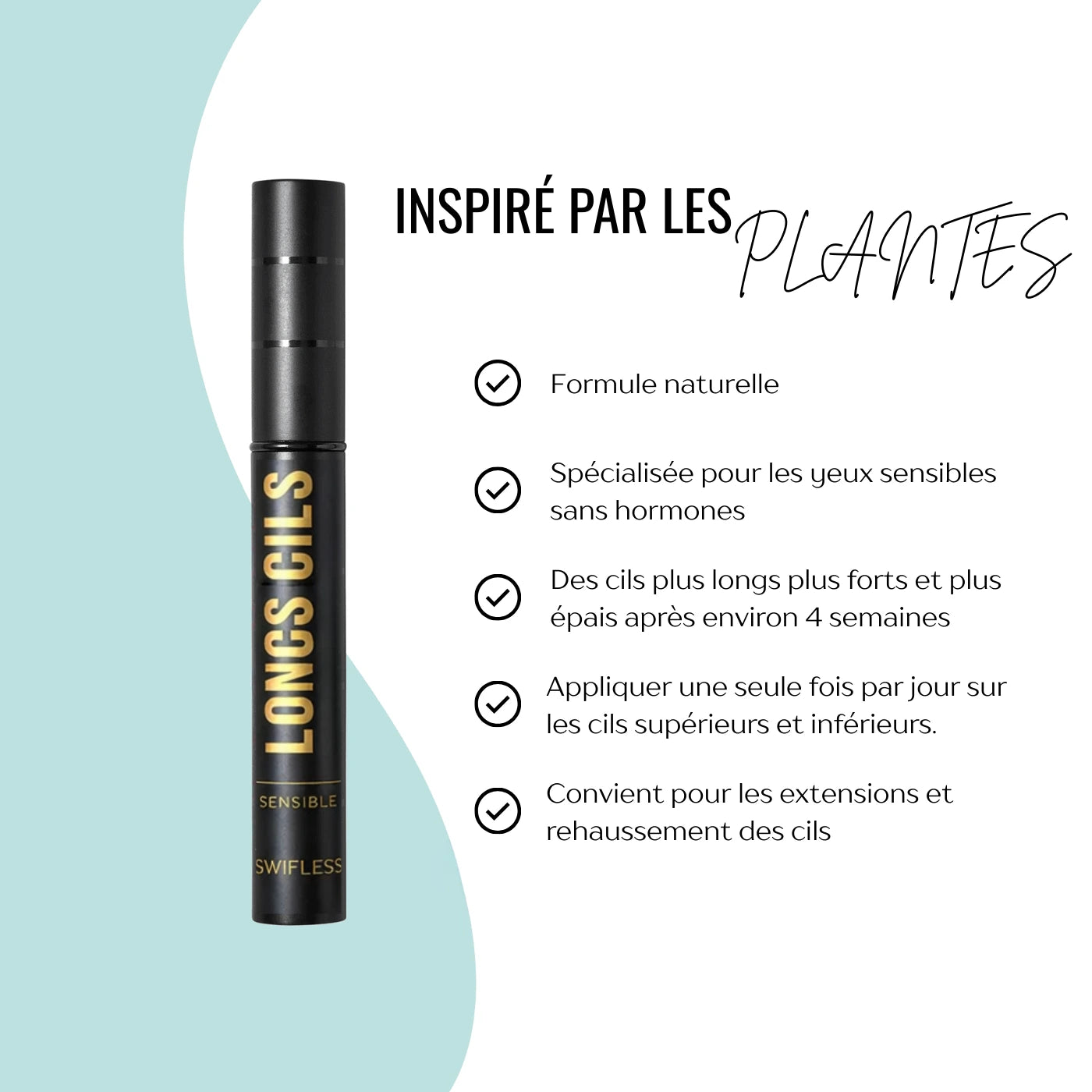 Cils longs · Sérum pour cils