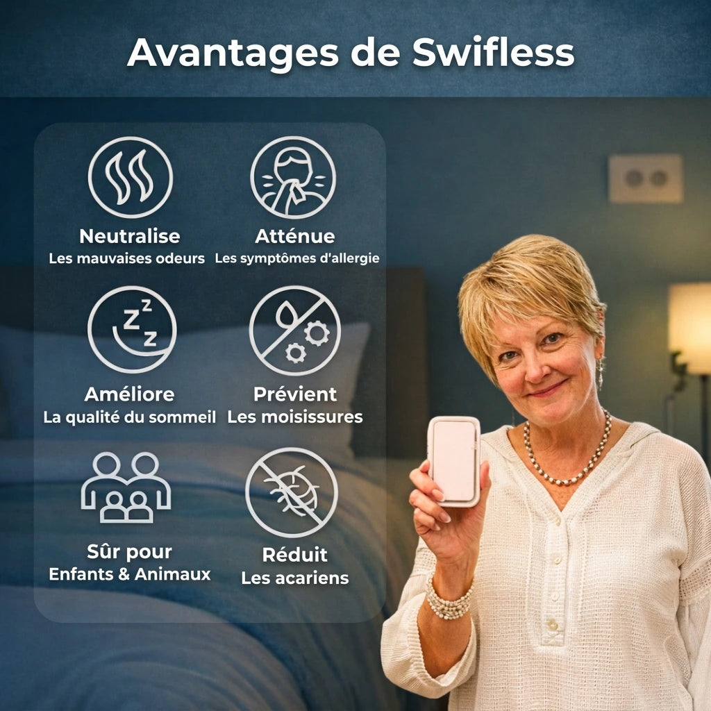 Swifless™ - Des réveils plus sains & un intérieur plus sain