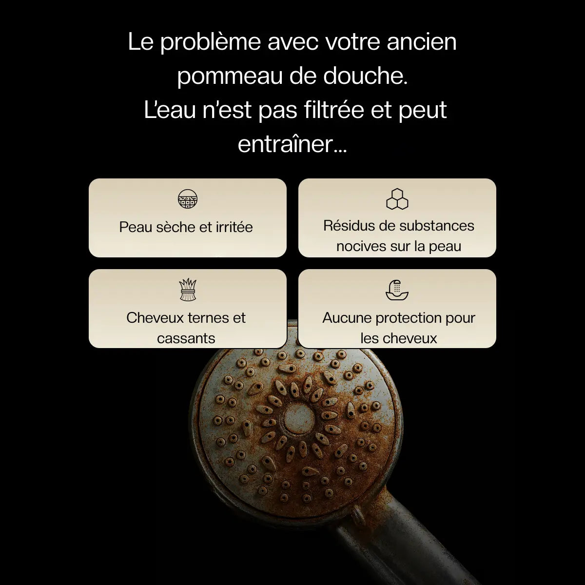 Swifless™ 3-en-1 Filtre Premium Pommeau de Douche