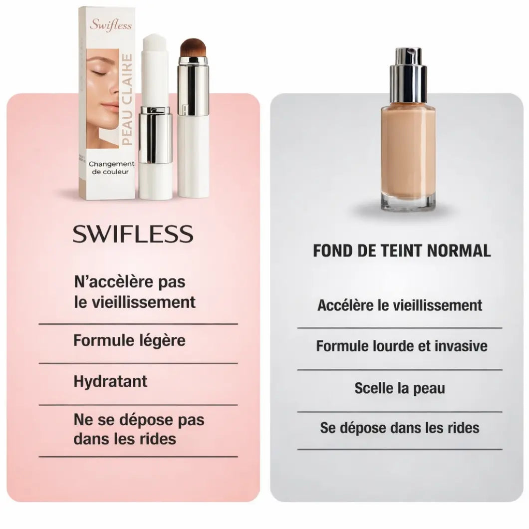 Fond de teint 2-en-1 avec pinceau intégré