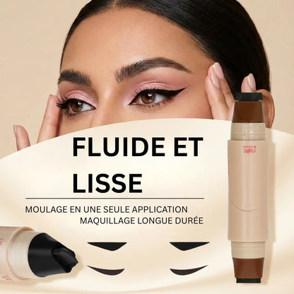 Eyeliner rotatif à double trait