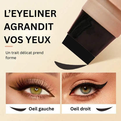 Eyeliner rotatif à double trait