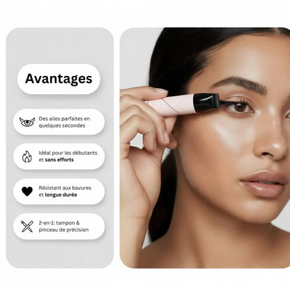 Eyeliner rotatif à double trait